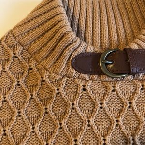 Toddler girl sweater poncho.